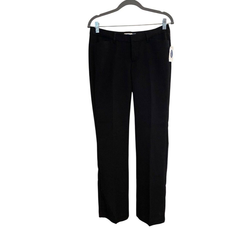 Old Navy Women's Size 4 Black Dress Pants Regular Standard Tailored Fit Preppy